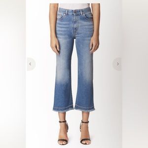 NWOT Fiorucci Vintage Viva Cropped Kick Flare Jean